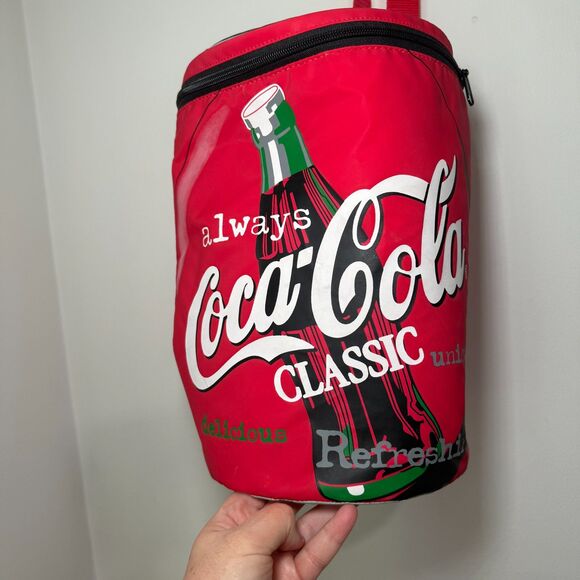 1999 Coca Cola Coke Can Cooler Bag With‎ Straps - 12" x 8" New Old Stock - Picture 1 of 10